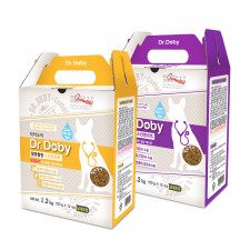 닥터도비 말랑말랑 습식 반건조 강아지사료 2종 1.2kg