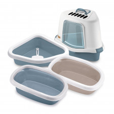 SP 스프린트 평판형 후드형 코너형 고양이화장실 3종