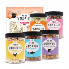 츄릅챱챱 동결건조 강아지/고양이 트릿간식 6종