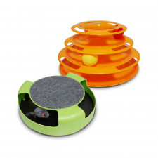 크레이지 러닝/타워 고양이 흥미유발 스트레스해소 장난감