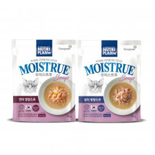 뉴트리플랜 모이스트루 고양이 습식 파우치 영양스프 50g 2종