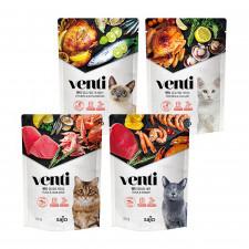 벤티캣 고양이 파우치 간식 50g 4종