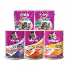 위스카스 파우치 고양이 습식 85g 5종