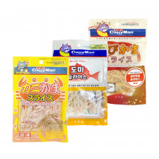 캐티맨 고양이 통살 순살 맛살 슬라이스 간식 3종