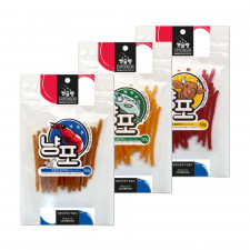 캣슐랭 고양이 건조 육포 슬라이스 간식 50g 3종