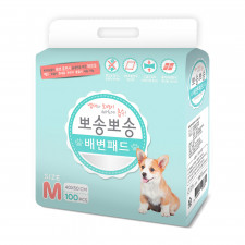 뽀송뽀송 강아지 배변패드 100매