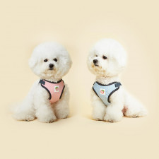 이지핏 스트라이프 강아지 하네스 3color