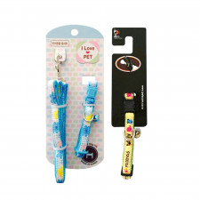 아이러브펫 플라워 강아지/고양이 목줄 목줄세트