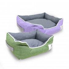 펫스마일 강아지/고양이 사각 방석 침대 2color