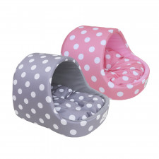 프리티오 강아지/고양이 반려동물 원형 하우스 2color