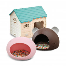 강아지/고양이 사각형 원형 하우스 모음