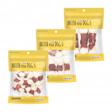 BRUSHYOURDOGSTEETH 오리 우유껌