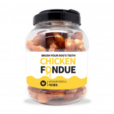 BRUSHYOURDOGSTEETH 치킨퐁듀 1KG 강아지 덴탈간식