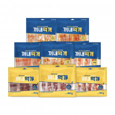 꺼내먹개 강아지 건조 육포 말이간식 300g 8종