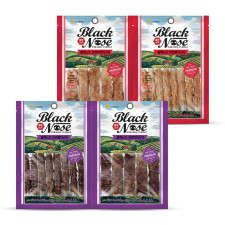 블랙노즈 강아지 치킨/오리 크런치 덴탈 간식 2종