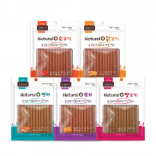네츄럴오 강아지 순살 져키 간식 100g 5종