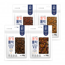 코기홀릭 강아지 져키 간식 100g 3종