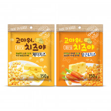고마워치즈야 당근볼/체더치즈볼 150g 2종