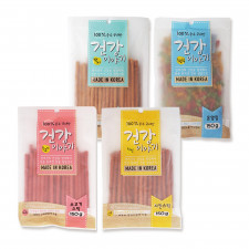 건강이야기 강아지 져키 스틱 간식 150g 4종