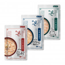 본 영양간식 강아지 영양죽 보양죽 80g 3종