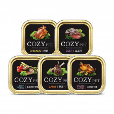 코지펫 독캔 강아지 습식 캔 사료 간식 90g 5종