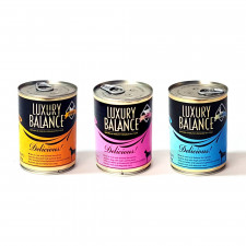 럭셔리밸런드 독캔 강아지 습식 캔 사료 간식 380g 3종